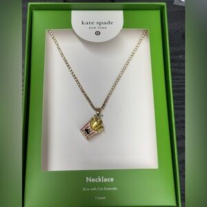 Kate Spade Rhinestone French Fries Necklace